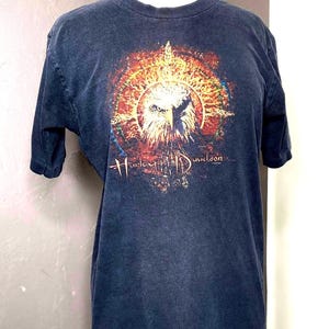 1997 Harley Davidson Eagle T-shirt Fullerton, CA Distressed Single Stitch Med