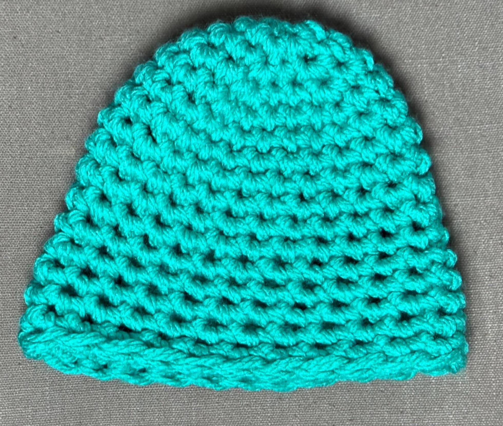 Teal Handmade Juliet Cap Crochet Knit Femme Hat - Etsy