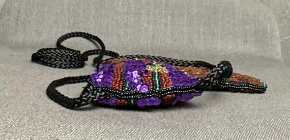 Sequin Western Boot Micro-Bag Tiny Crossbody Blin… - image 4