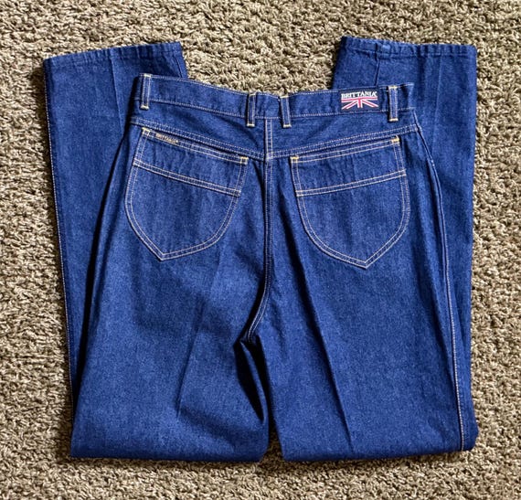 Vintage 1980's Dark Wash Jeans From Brittania W31 X L31 - Etsy Israel