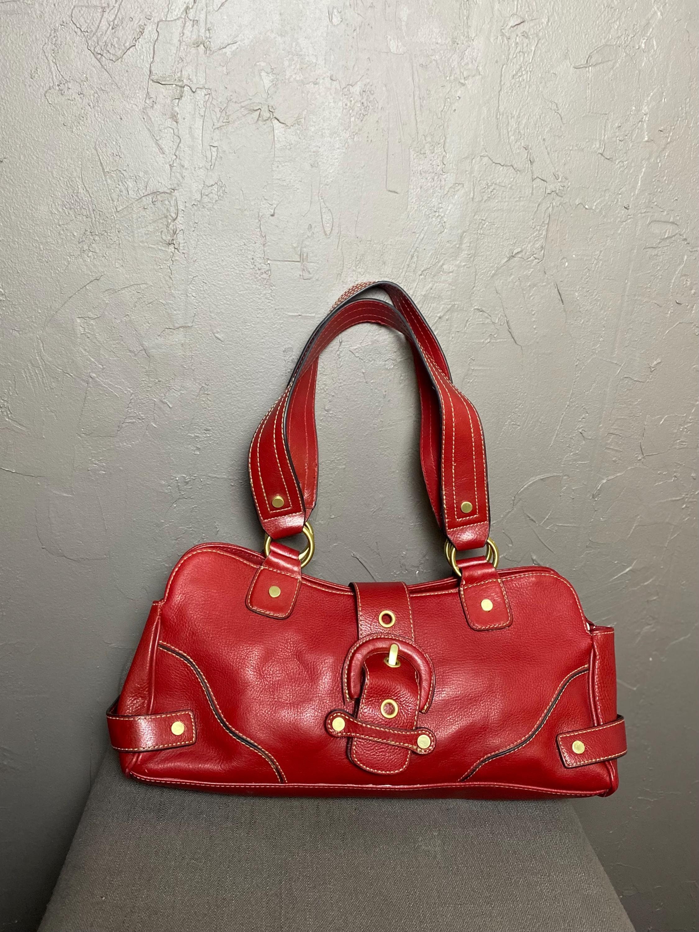 Miu Miu Archive 2000 SS Vintage Metallic Leather Handbag - Etsy