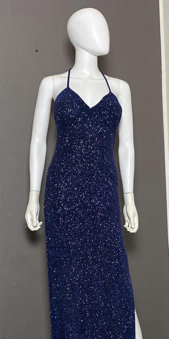 onyx nite prom dresses Vintage Blue Ombre bombshell dress, Onyx Nite, Prom, party