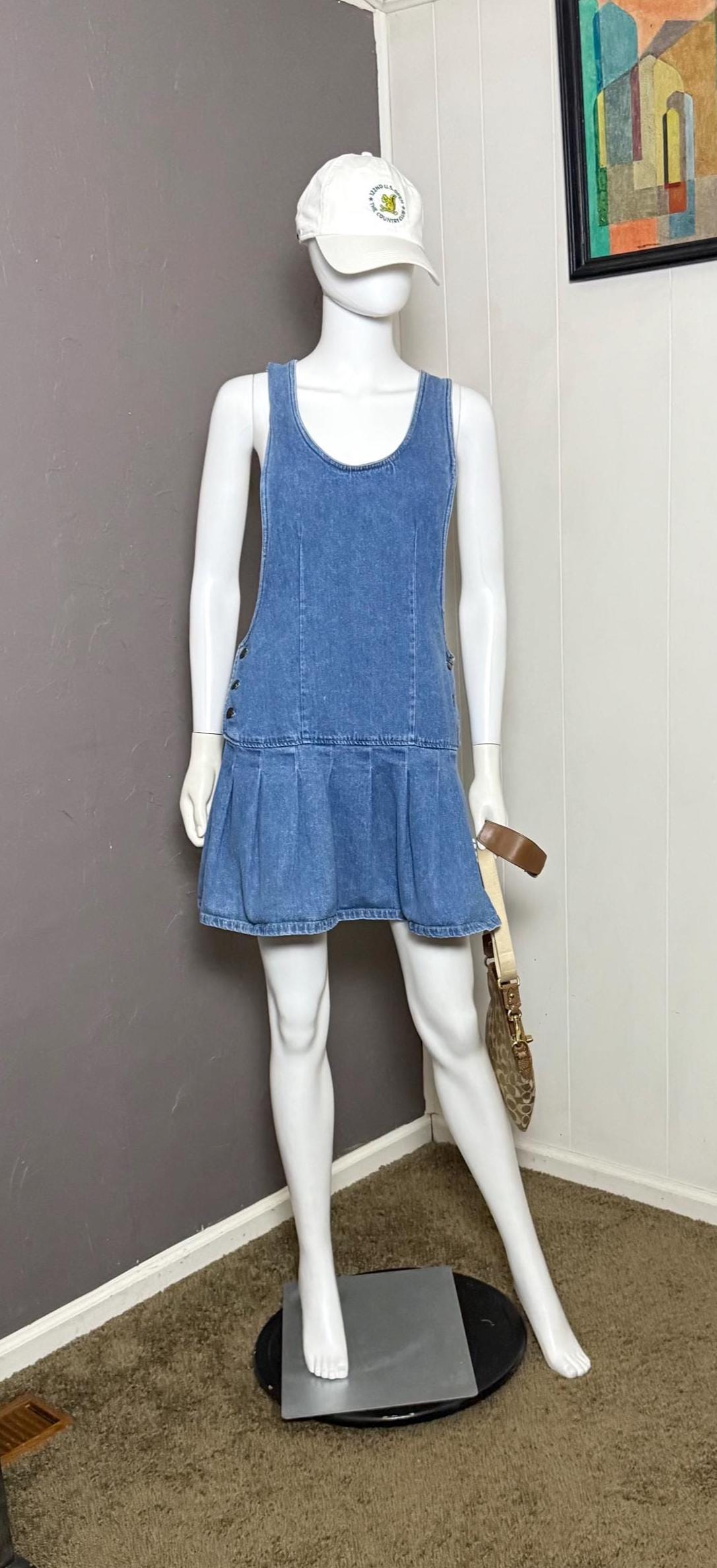 Drop Waist Pinafore Dress - Etsy