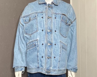 Chaqueta vaquera azul claro de los años 90 de CK Calvin Klein
