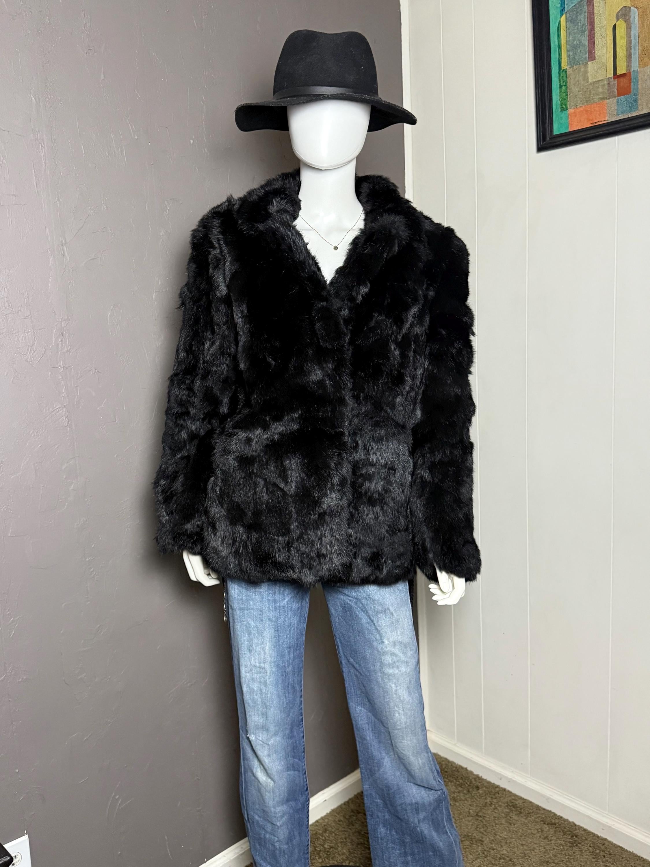 80s Fur Coat - Etsy