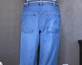 1970s Plain Pockets Jeans 32x31 Vintage Flares Perfect Fade 5 Pocket Vintage Jeans