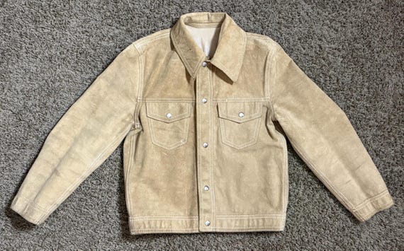 Vintage 1970's Reversible Micro-Suede Trucker Jac… - image 8