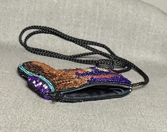 Sequin Western Boot Micro-Bag Tiny Crossbody Blin… - image 6