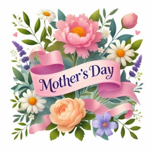 Moederdag clipart bundel, Moederdag PNG-afbeeldingen, Moederdag sublimatie, Moederdag bloemen clipart, Beste moeder PNG, moeders cadeaus