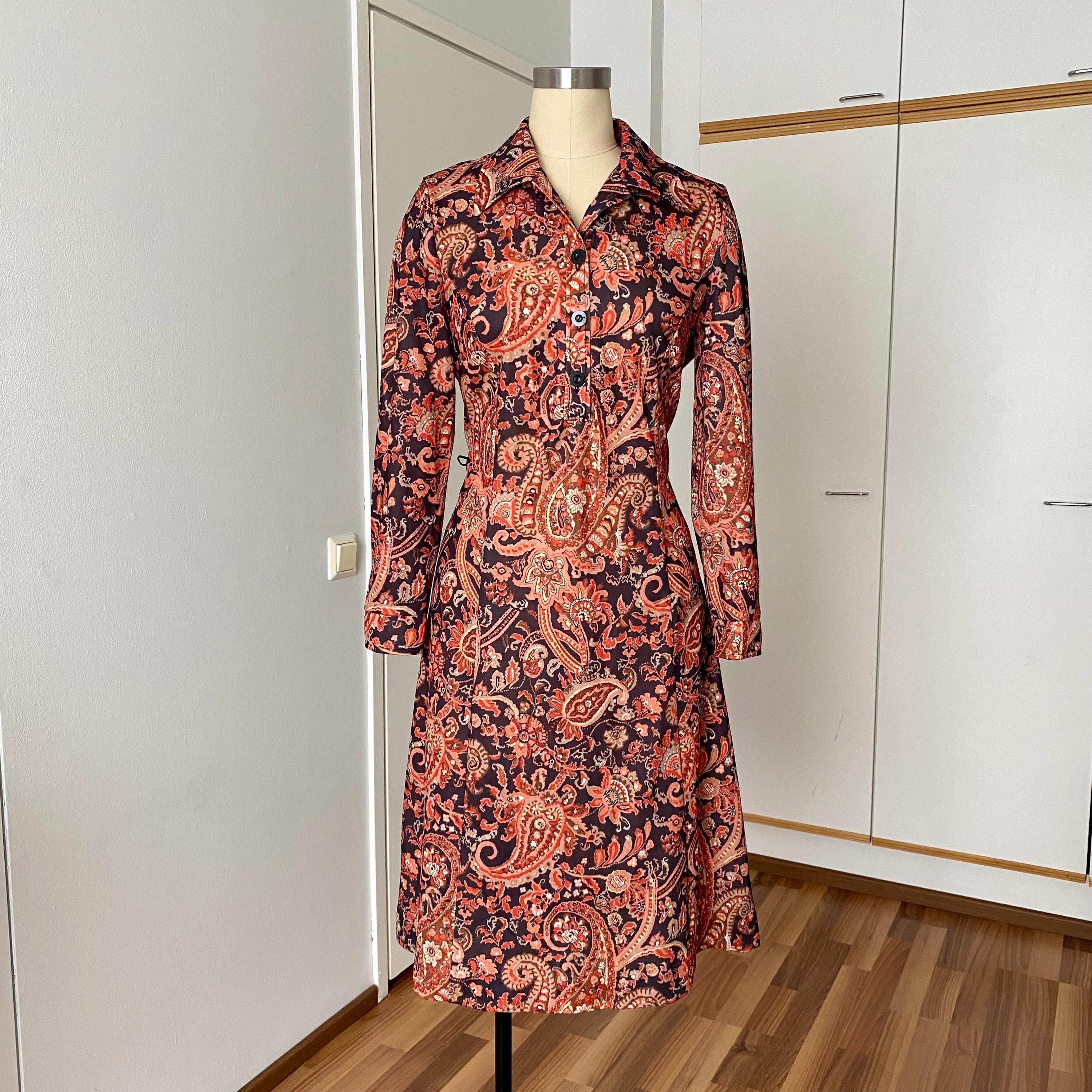 sweet georgia brown hair dressing pomade Heavenly Soft Brown Floral 70s Cotton Prairie Maxi Dresss – The Pansy Garden main image 1