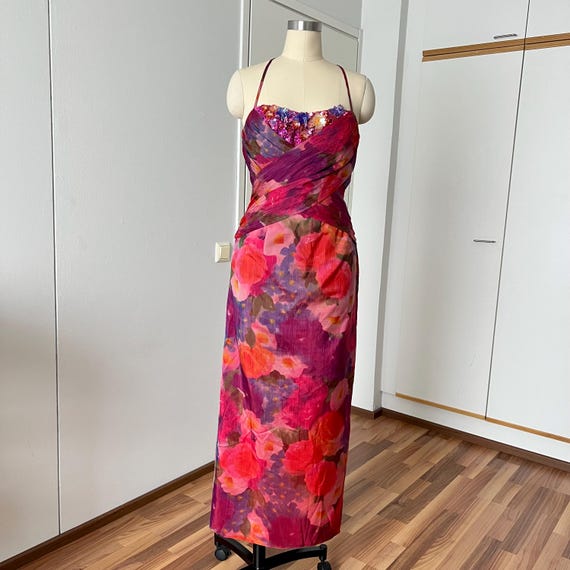 cute dressing up games Magic Clown Dress Mac Duggal 50744 back_jewelry_clips Color:Yellow Green Leaf