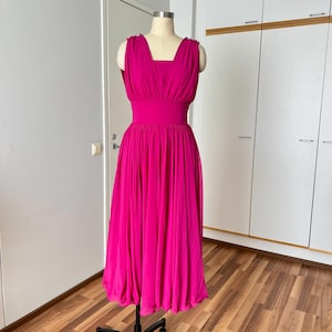 80's pink bridesmaid dresses Vintage 80s TD4 Electra Pink Maxi Dress and Jacket Set Best Sizes XXS-XS main image 0