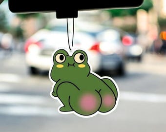 Cute Frog Car Air Freshener | Cute Frog Hanging Car Diffuser | Frog Freshie | Gift For New Drivers