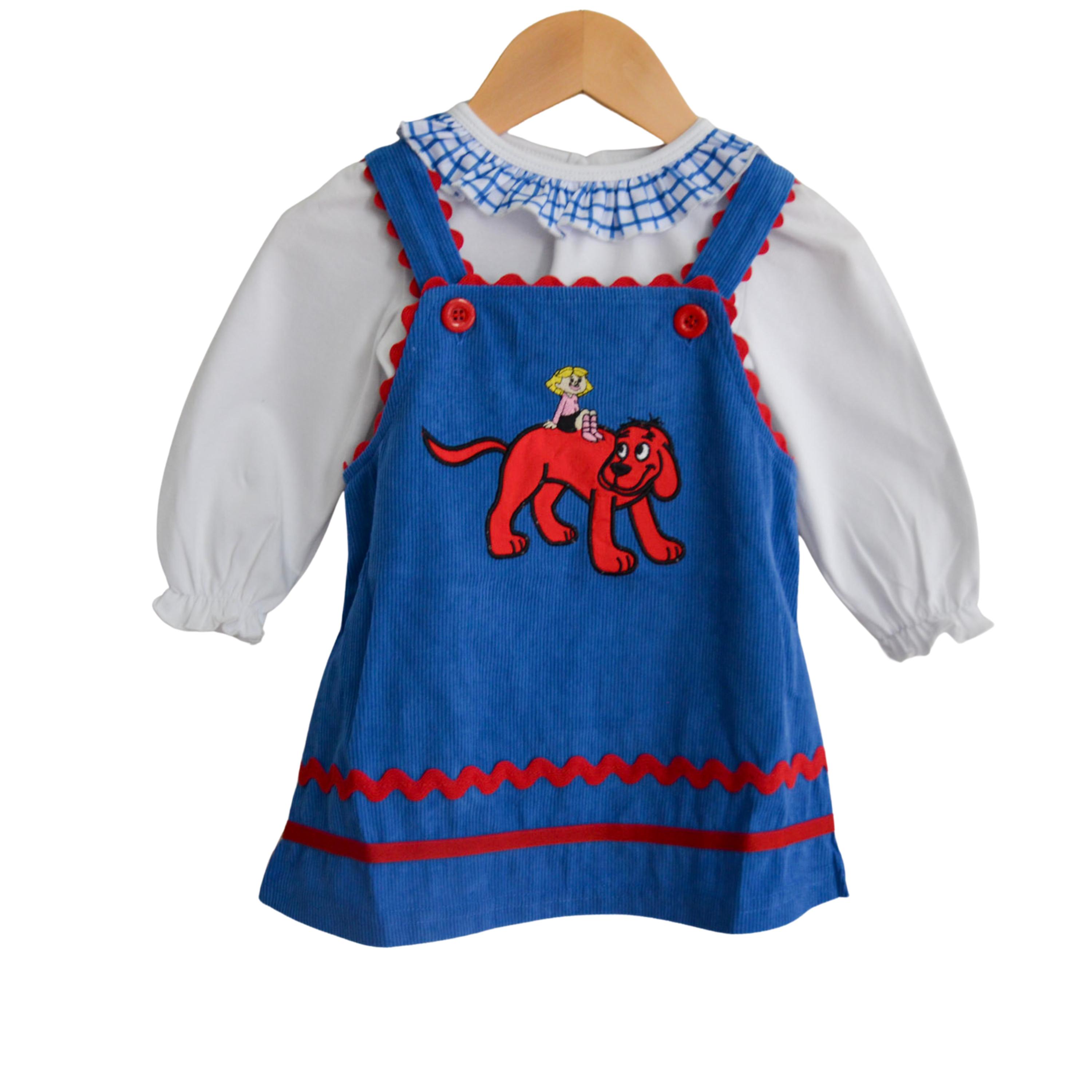 open lace back dress Clifford The Big Red Dog- Child Costume