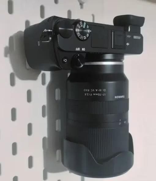 IKEA SKÅDIS Pegboard Camera Mount with Quick Release Plate – Secure Holder for DSLR and Mirrorless Cameras