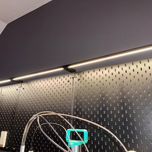 IKEA SKÅDIS Pegboard SKYDRAG Light Holder – Custom Mount for Skydrag ...
