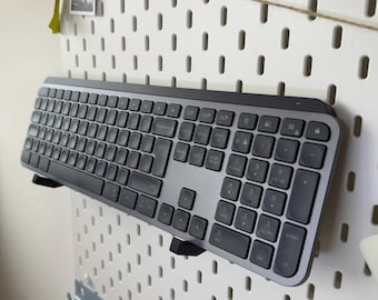 IKEA SKÅDIS Tangentbordshållare – Skrivbordsupplägg, förvaringsställ för datortangentbord