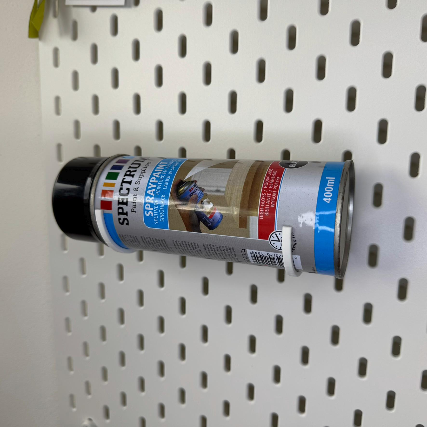 IKEA SKÅDIS Pegboard Spray Paint Can Holder – Aerosol Can Storage Rack ...