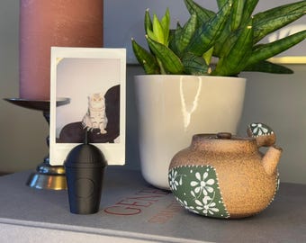 Frappuccino-mugg Polaroid-tavelhållare – 3D-utskriven skrivbordsdisplay