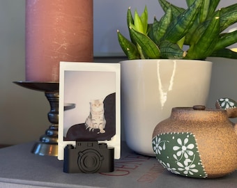 Polaroid fotohållare - Instax fotoram - Polaroid displayställ - Polaroid skrivbordsställ - Systemkamera - Anpassad färg - 3D-utskriven