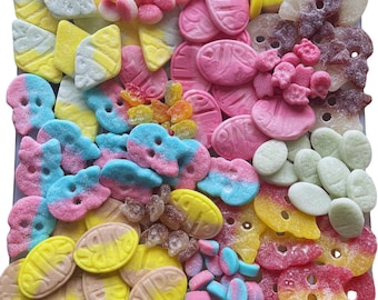 Authentic Swedish Candy Foam & Sour Skulls Mix (2kg / 4.4 lbs) – Premium Customizable Pick and Mix Sweets