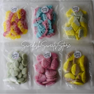 Swedish BUBS Candy Mix 0.5 lbs: Vegan, Gluten & Gelatin-Free