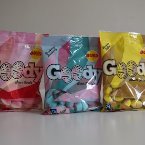 Bubs-Goody Fresa/Vainilla, Frambuesa/Arándano, Plátano/Toffee 90 g - 3,2 oz