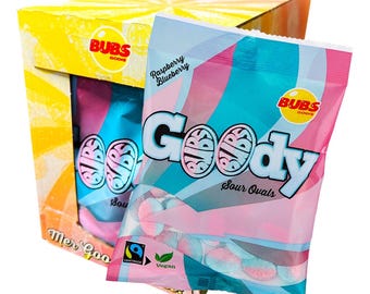 Bubs Goody Vegan Foam Candy - 10 Pack, Assorted Flavors