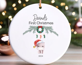 Baby's First Christmas Ornament, First Christmas Ornament, Personalized Baby's First Christmas Ornament, Baby Gifts, Baby Shower, Christmas