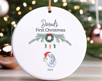 Baby's First Christmas Ornament, First Christmas Ornament, Personalized Baby's First Christmas Ornament, Baby Gifts, Baby Shower, Christmas