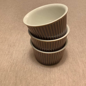 Vintage 1960s Villeroy & Boch vuurvaste kleine potjes