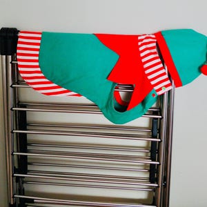 Diferentes personajes de la ropa para perros.