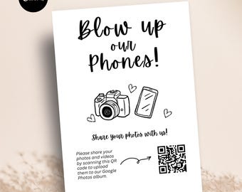 Wedding Photo Scavenger Hunt, QR Code Game (Canva Template)