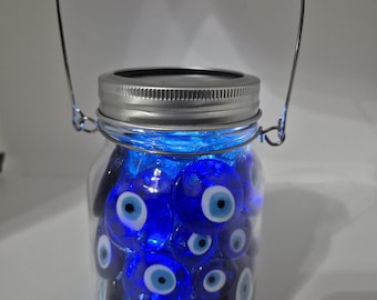 Evil Eye Solar lights Jar