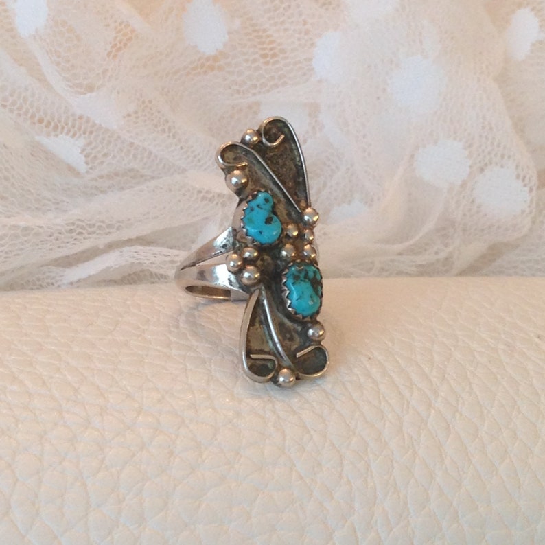 Collier Double, Style Navajo Avec Turquoise - Occasion Bon état