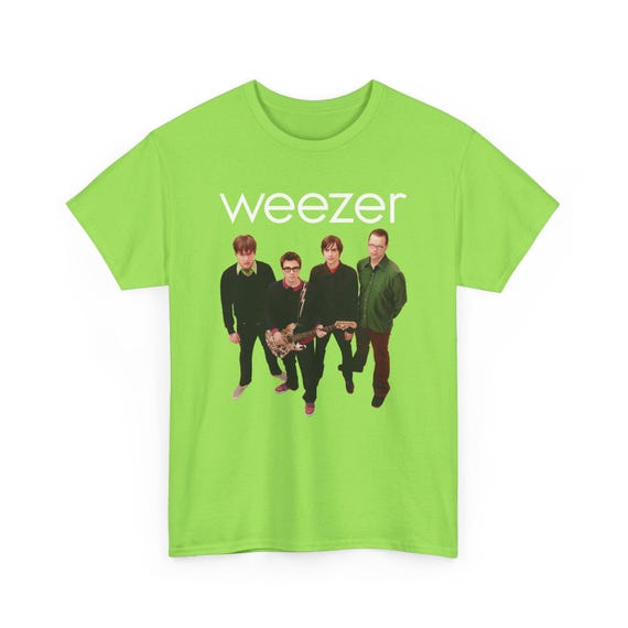 Weezer's Green Album Iconic Alternative Rock Unisex Heavy Cotton