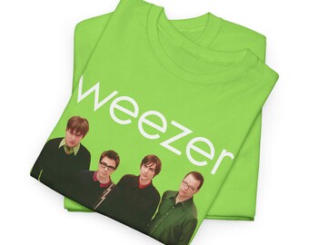 Weezer's Green Album Iconic Alternative Rock Unisex Heavy Cotton