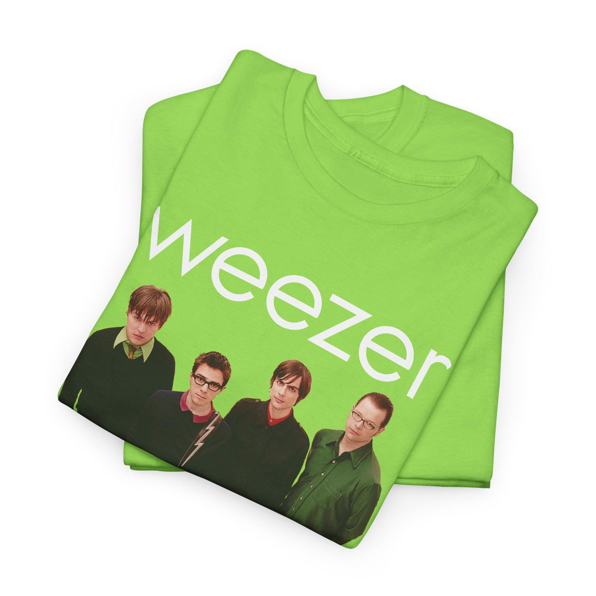 Weezer's Green Album Iconic Alternative Rock Unisex Heavy Cotton