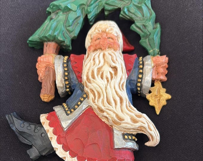 David Frykman Santa Figurine - 1997 Christmas Decor