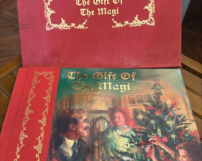 The Gift of the Magi Illustrated Book — Vintage Christmas Edition with Slipcase