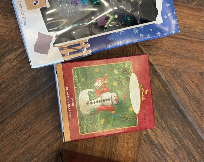 Keepsake Snowman Ornaments, Set of 3