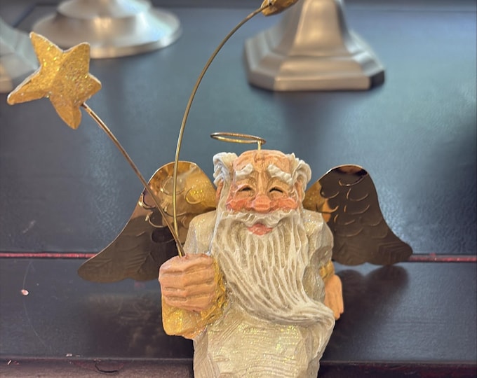 David Frykman 1996 Shelf Sitting Angel Figurine with Stars