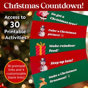 Paperchain Christmas Countdown - Advent Calendar - Fun, Affordable and Easy! More Memories; Less Stuff!