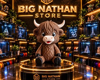 Bobble head Highland cow