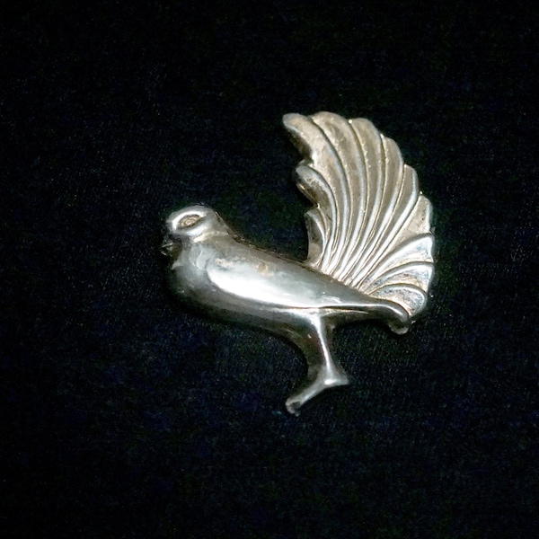 Vintage Coro Sterling Bird Norseland Brooch Pin