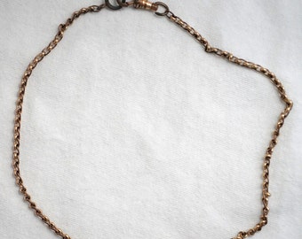 Vintage Watch Chain Choker Necklace