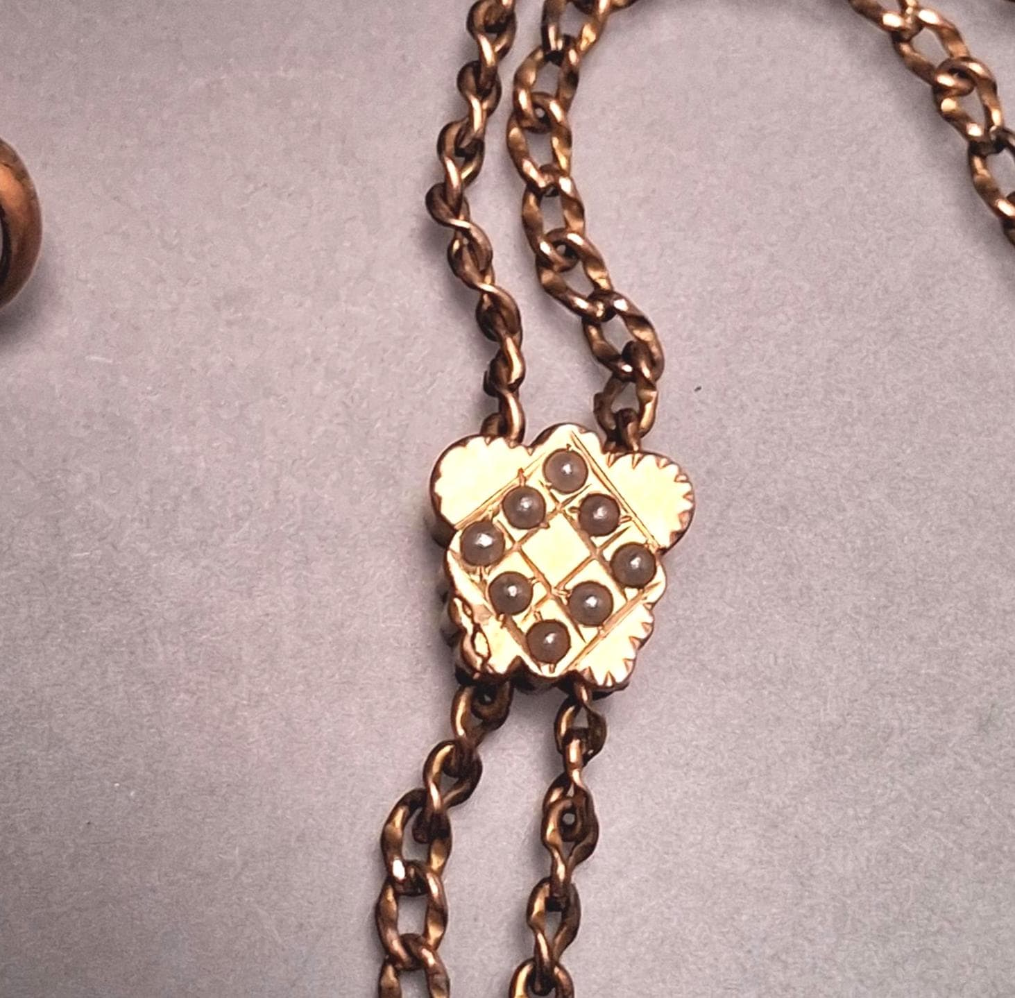 Womans Antique Slide Pocket Watch Chain - Etsy display picture 3