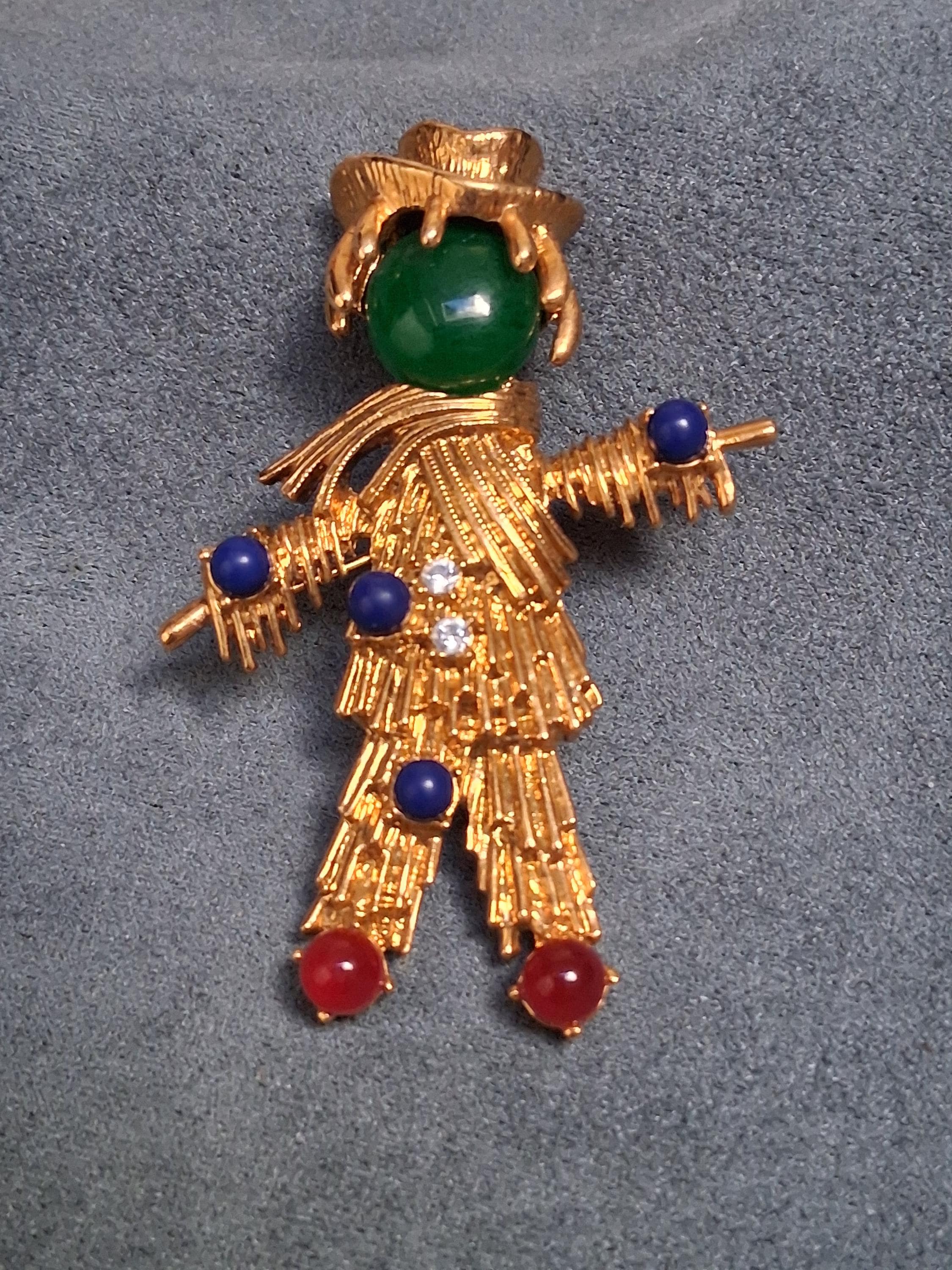 Vintage Camrose & Kross Scarecrow Brooch Jackie Kennedy - Etsy