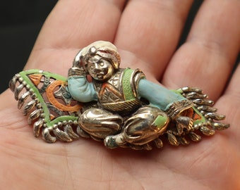 Rare Thief of Baghdad Alexander Korda Aladdin Magic Carpet Brooch