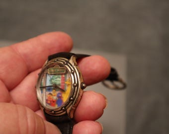 Vintage Sesame Street Watch Fossil 1990 display picture 2